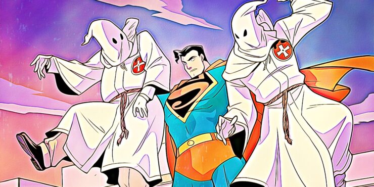 Superman Smashes The Klan