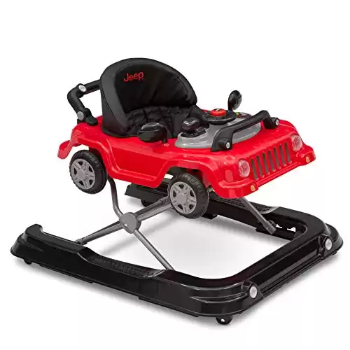 Jeep Classic Wrangler Baby Walker, Red
