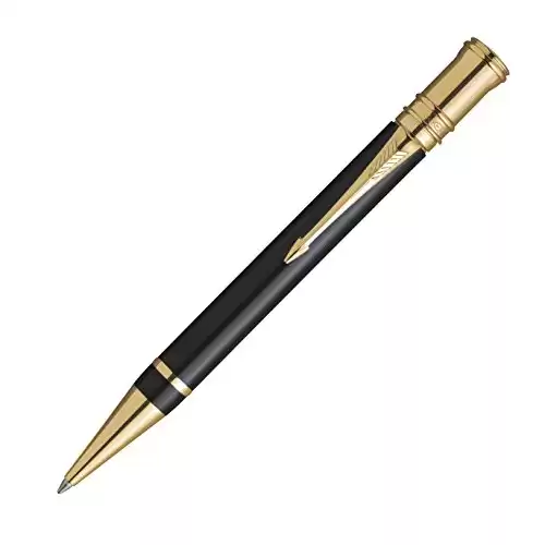 PARKER ballpoint pen Duofold Black GT S1110342