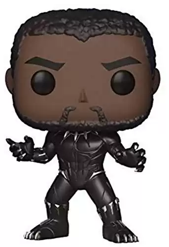 Funko POP! Marvel: Black Panther Collectible Figure - Grey, 2.5 x 2.5 Inch