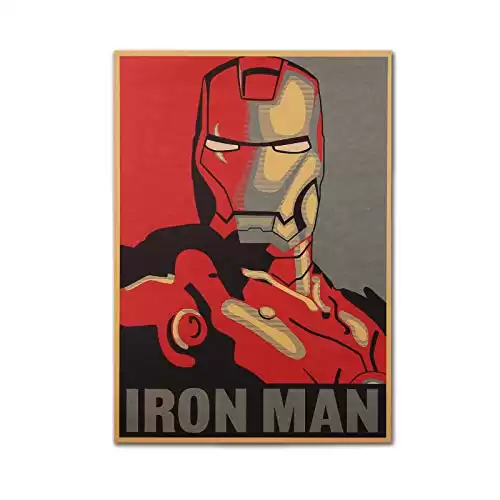 Iron Man Poster Retro 20 x14 Inch Unframed