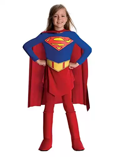 Rubie's DC Comics Supergirl Child's Costume (Small), Red