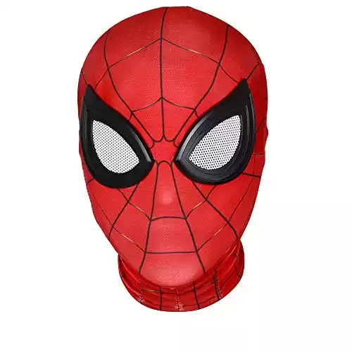 MCU Spiderman Cosplay Mask Lycra Fabric