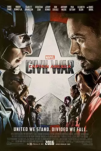 Captain America Civil War Movie- 2 Sided Poster Original  27x40
