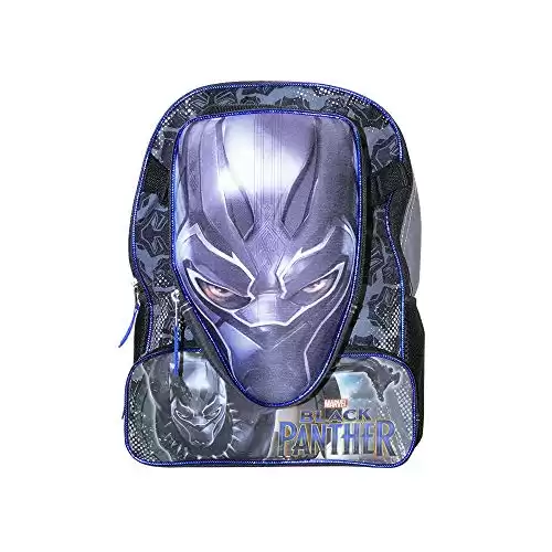 Black Panther Backpack with Detachable Molded Lunch Box
