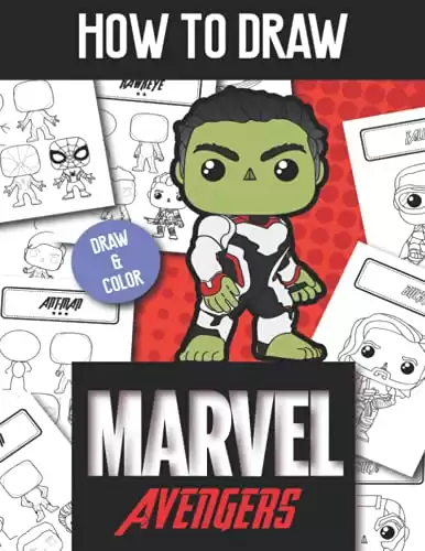 How To Draw Marvel Avengers: Drawing and Coloring Book