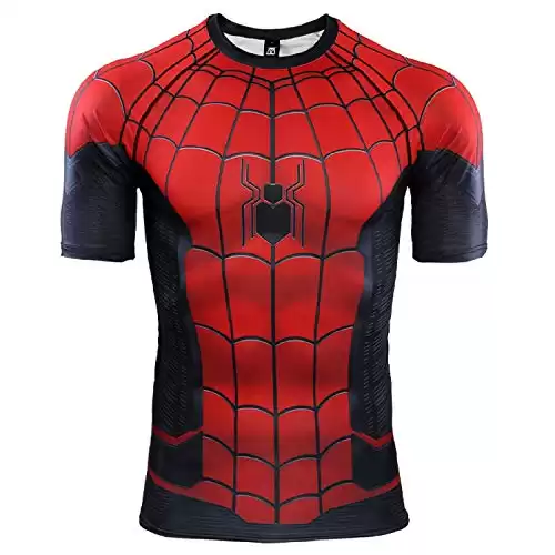 Spider-Man Short Sleeve Men's Compression T-Shirt