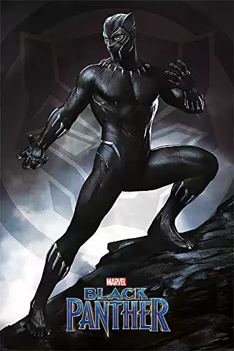 Black Panther - Marvel Movie Poster (Size: 24 inches x 36 inches)