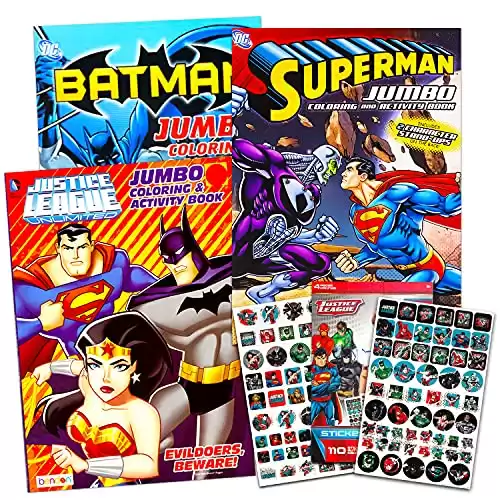 Super Hero Coloring Book Super Set