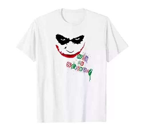 Batman Dark Knight Joker Too Serious T Shirt T-Shirt