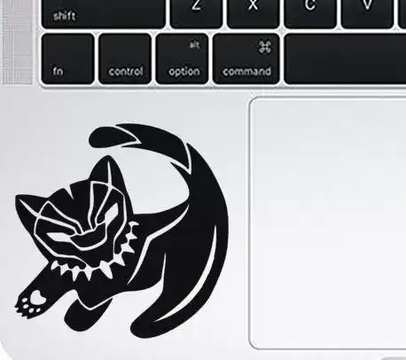 The Marvel’s Cute Black Panther Sticker- For Keyboard, Laptop