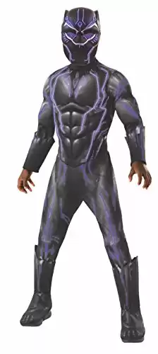 Rubie's Boys Black Panther Super Deluxe Light up Battle Costume