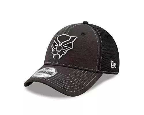 Black Panther Logo Dark Grey Adjustable Hat