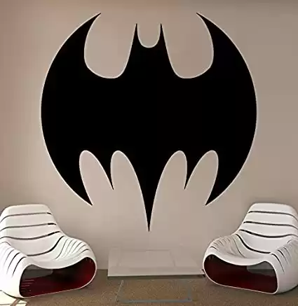 Batman Logo Silhouette Sticker Dark knight Logo