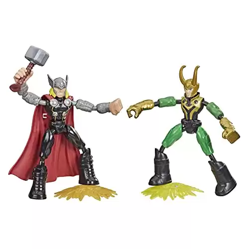 Thor Vs. Loki Action Figure Toys, Ages 4 and Up