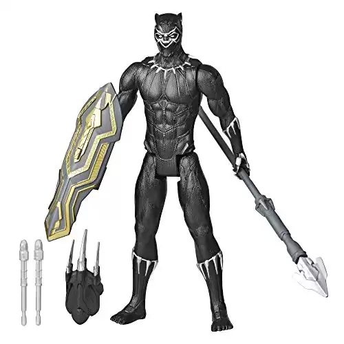 Avengers Marvel Deluxe Black Panther Action Figure, 12-Inch Toy