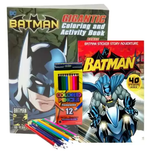 DC Studios Justice League Batman 192 Page Gigantic Coloring Book