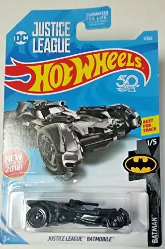 Hot Wheels 2018 50th Anniversary Batman Series DC Justice League Batmobile
