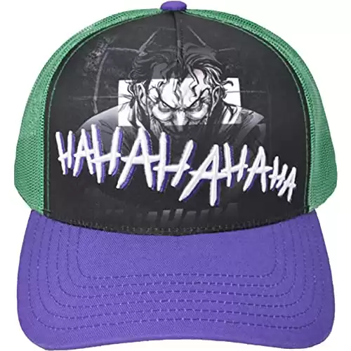 The Joker Laughing 3D Cotton Adjustable Snapback Trucker Hat