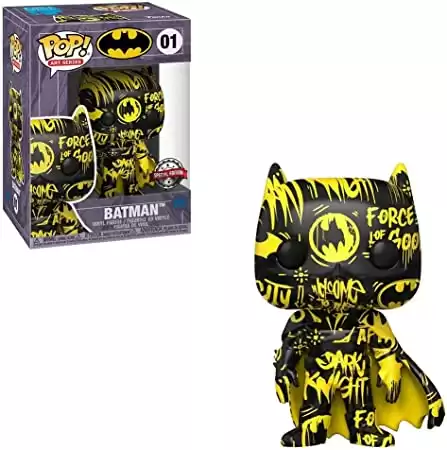 Funko POP! Art Series: DC Comics #01 - Batman [Black & Yellow] Artist Series Exclusive