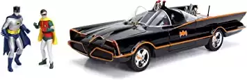 Jada 98625 DC Comics Classic TV Series Batmobile Die-cast Car, 1:18 Scale Vehicle