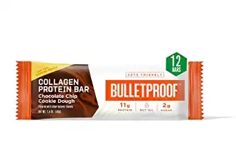 Collagen Protein Bars, Chocolate Chip Cookie Dough Flavor