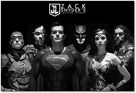 Justice League Movie Poster March 2021