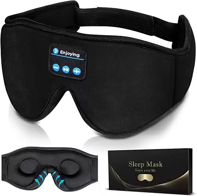Sleep Headphones,3D Sleep Mask Bluetooth 5.0 Wireless Music Eye Mask