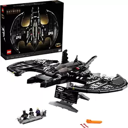 1989 Batwing And Batmobile With Collectibles  (2,363 Pieces)