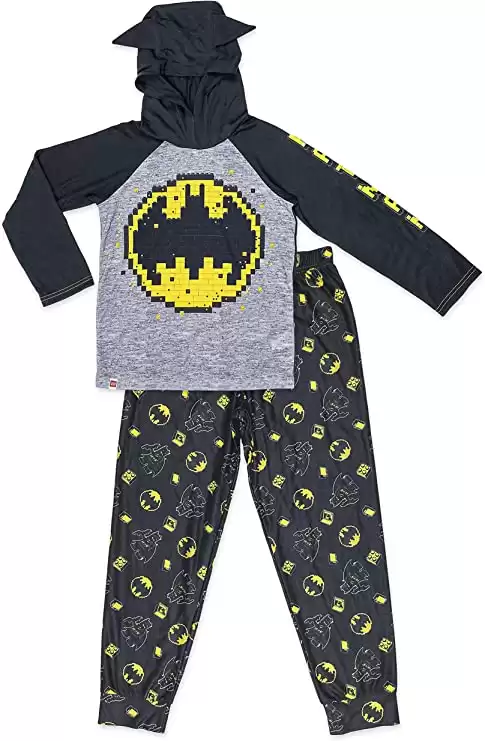 LEGO Batman Boys Pajama,2 Piece PJ Set